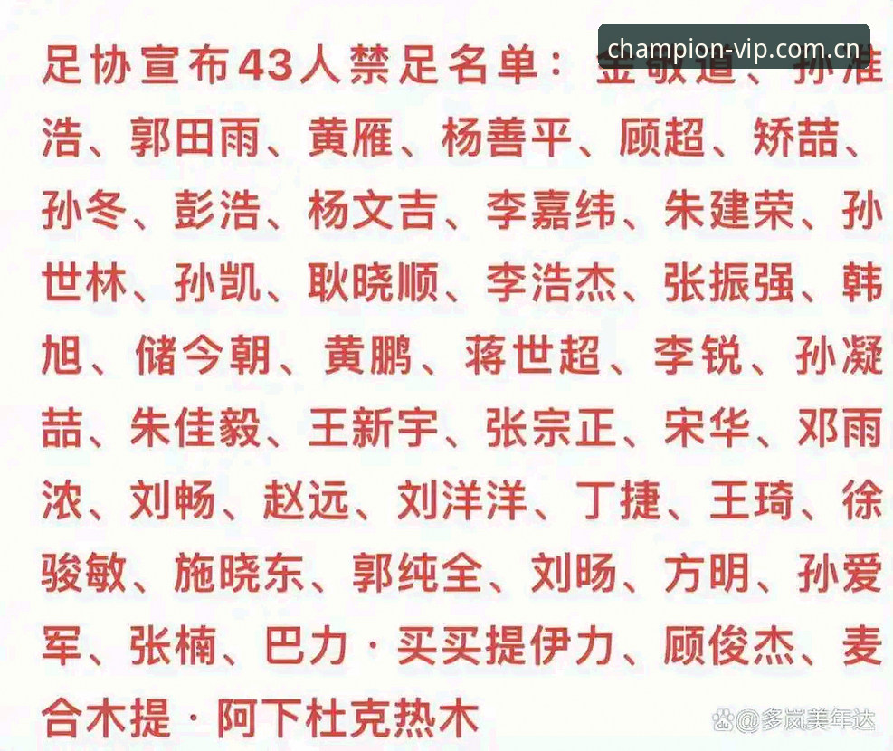 足协第三批禁足风暴全解读：17人终身禁赛背后的治理逻辑与观赛指南